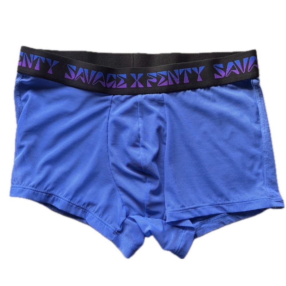 Savage X Fenty Blue Mesh Trunks